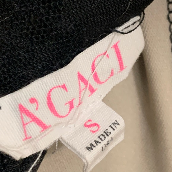 Womens A'gaci Open Back Size Small Black Dress - Picture 4 of 4